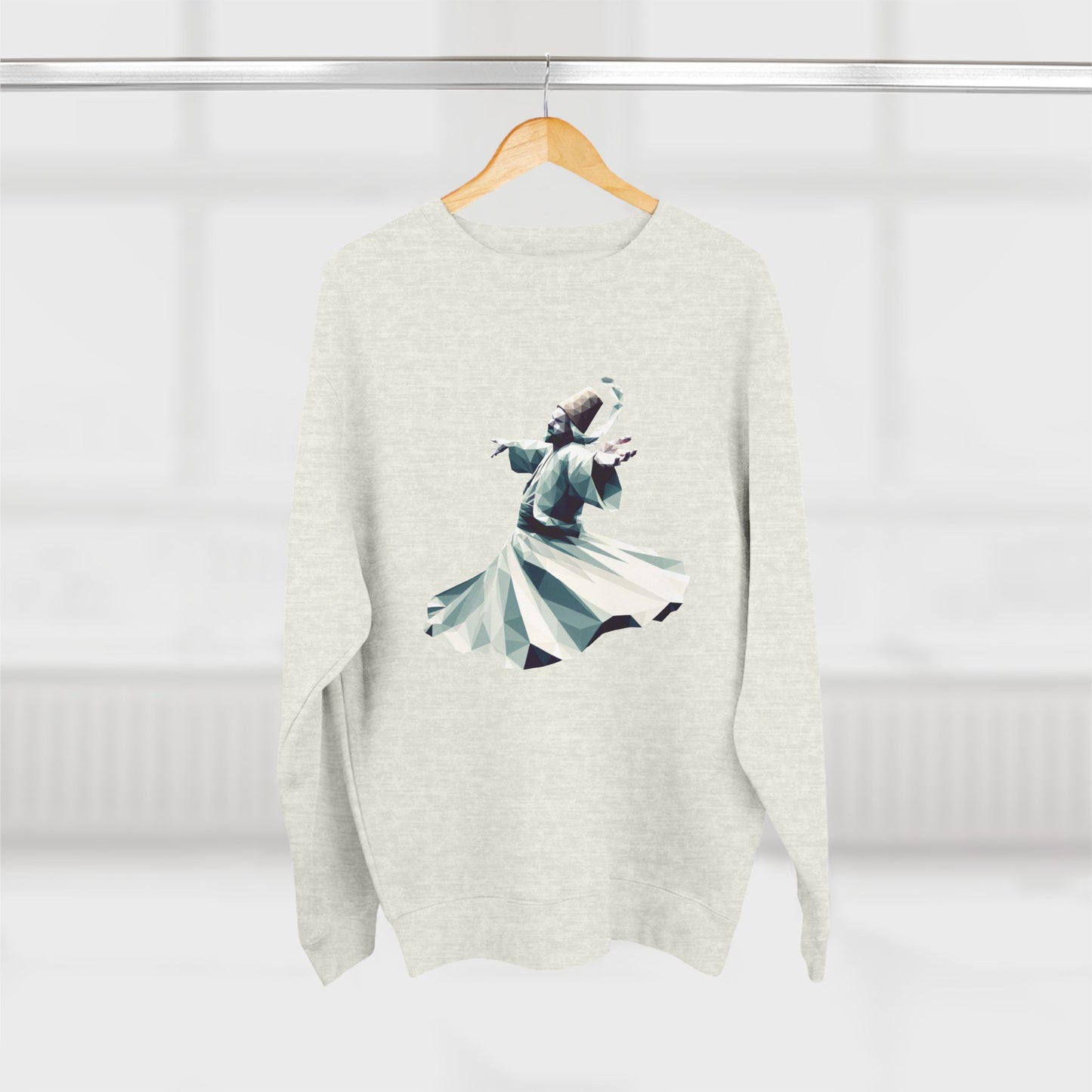 Elegant Dancer Unisex Crewneck Sweatshirt - Artistic Dance Graphic & Quote