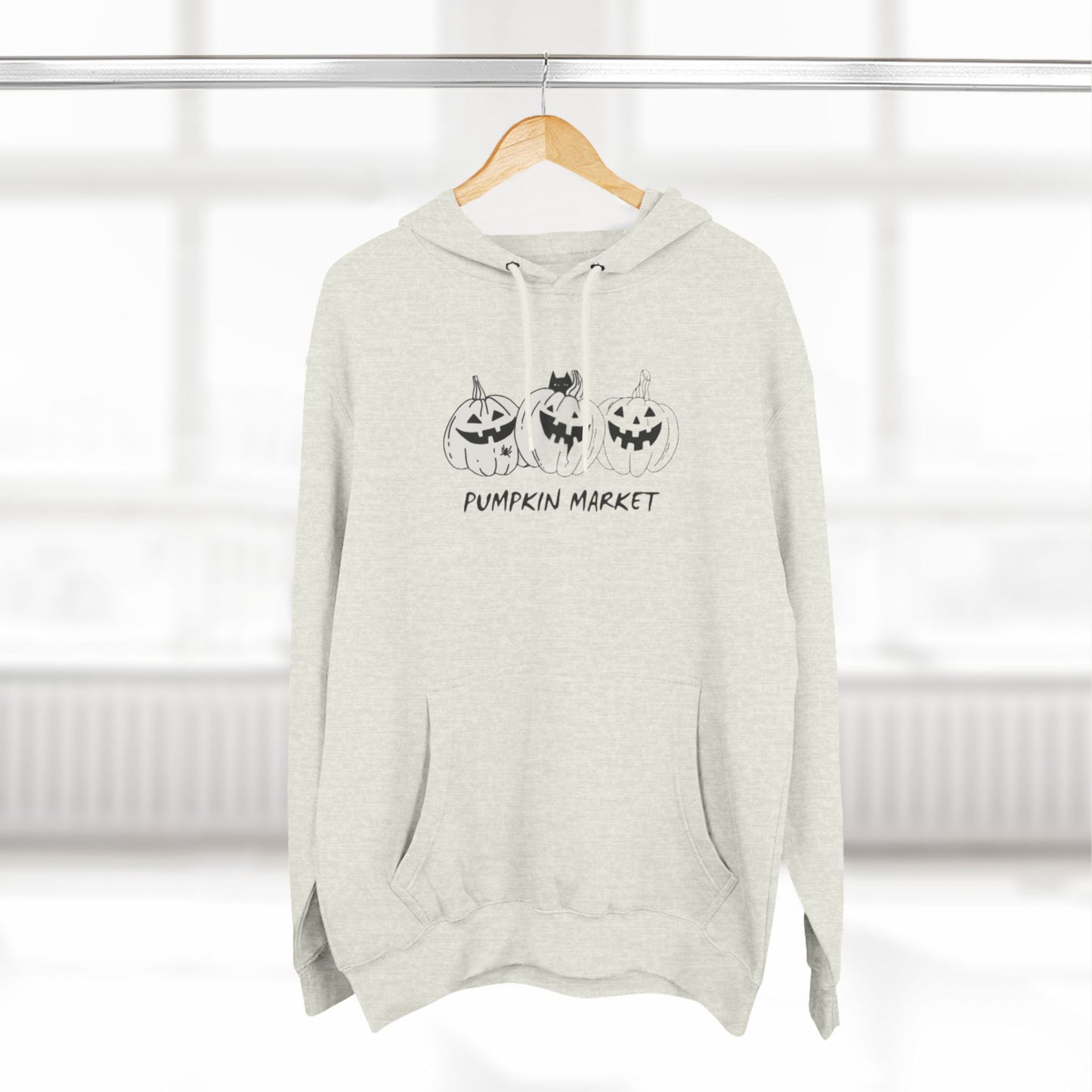 Cute Halloween Pumpkin Market Hoodie