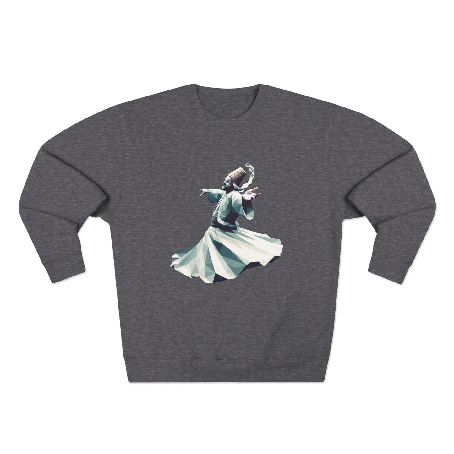 Elegant Dancer Unisex Crewneck Sweatshirt - Artistic Dance Graphic & Quote