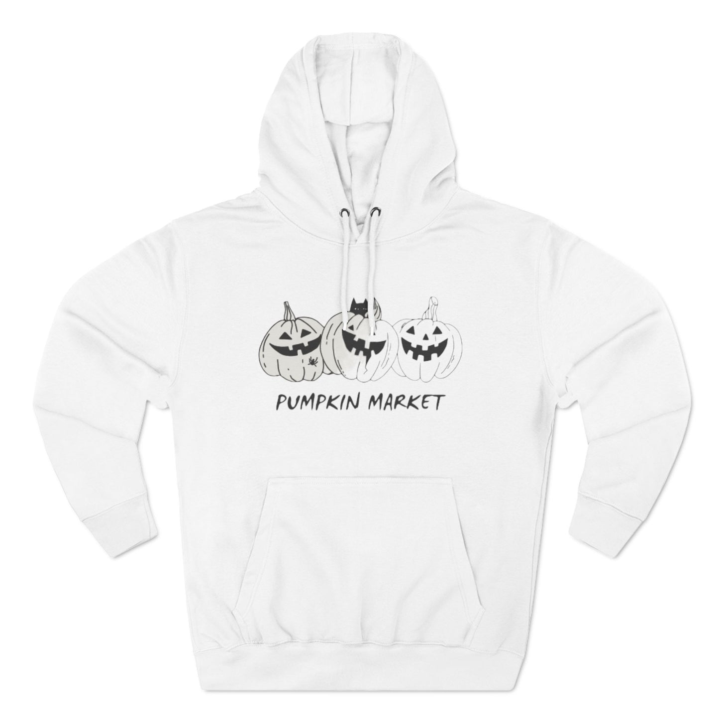 Cute Halloween Pumpkin Market Hoodie