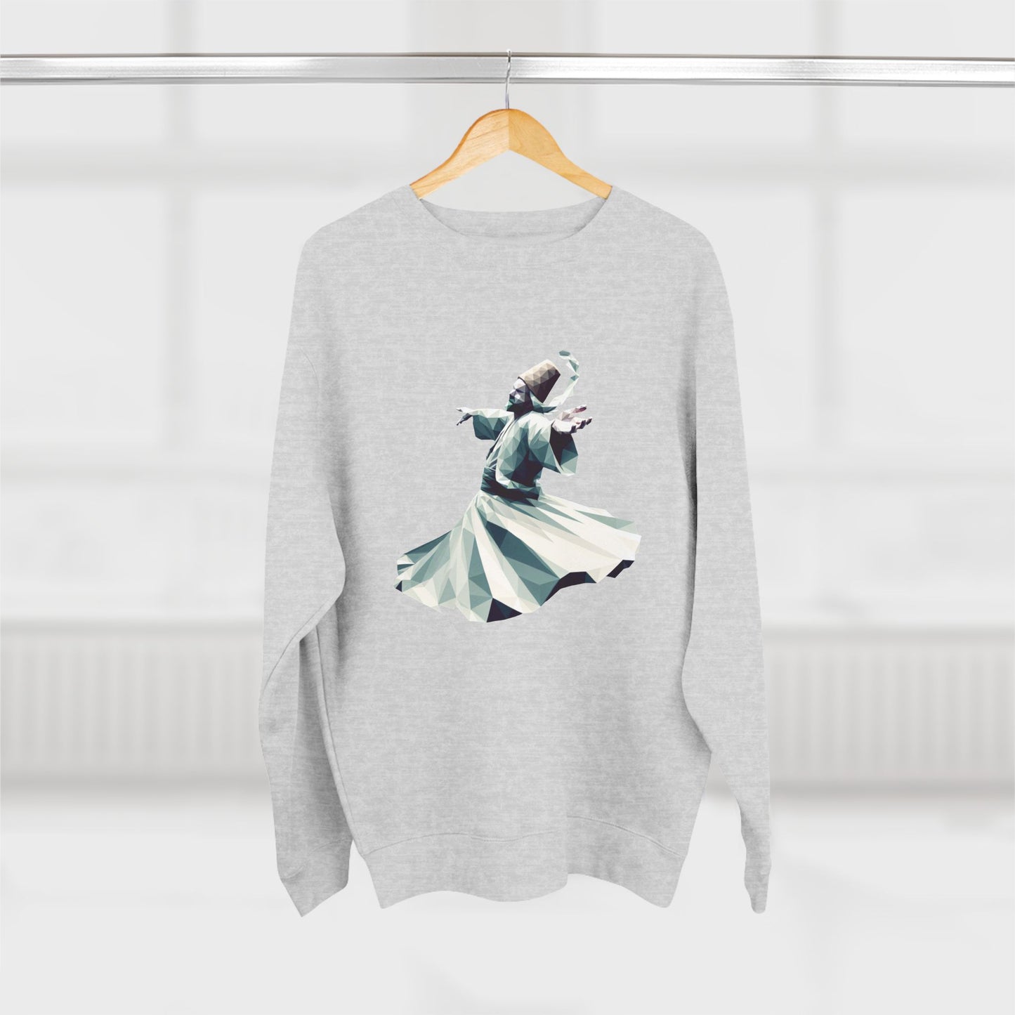 Elegant Dancer Unisex Crewneck Sweatshirt - Artistic Dance Graphic & Quote