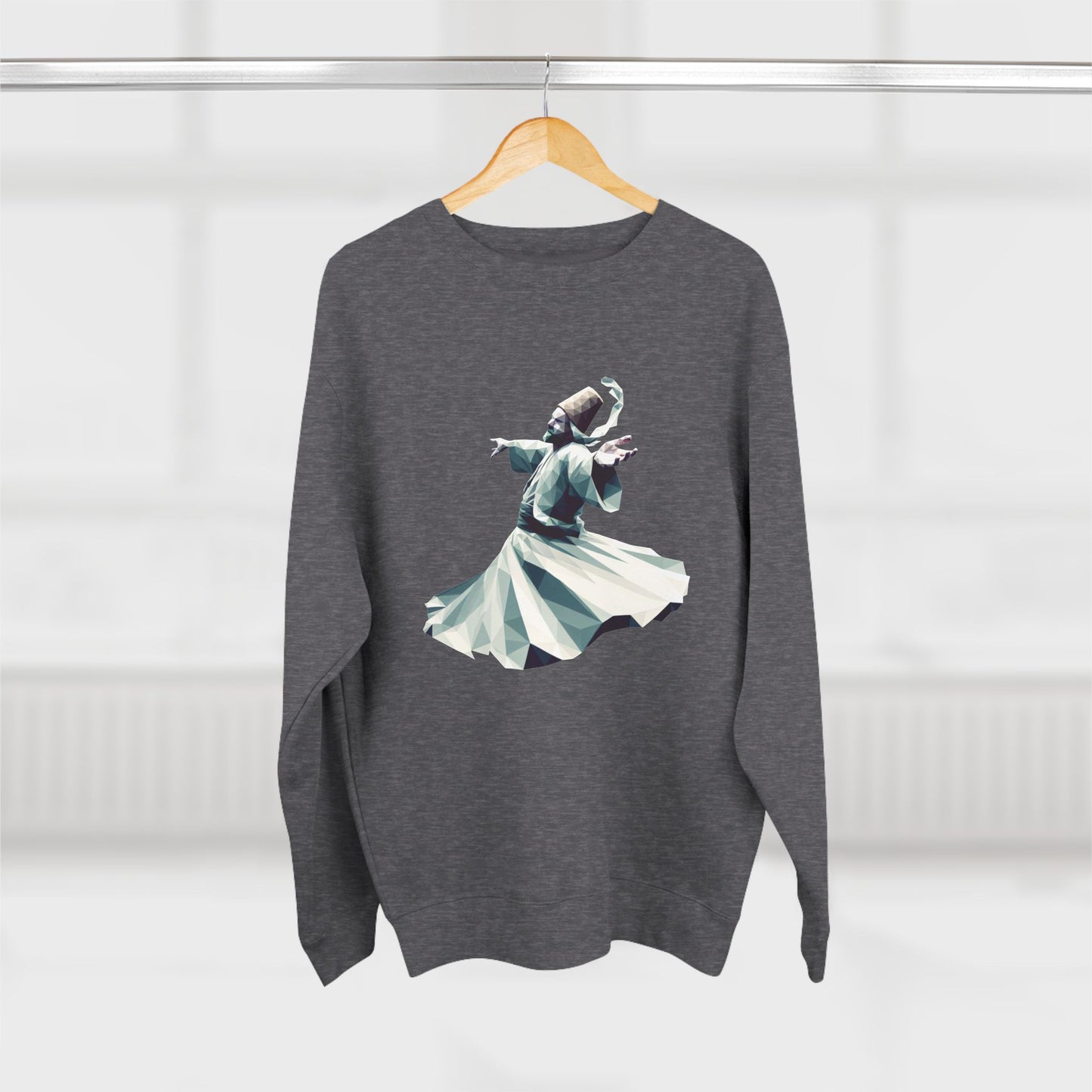 Elegant Dancer Unisex Crewneck Sweatshirt - Artistic Dance Graphic & Quote