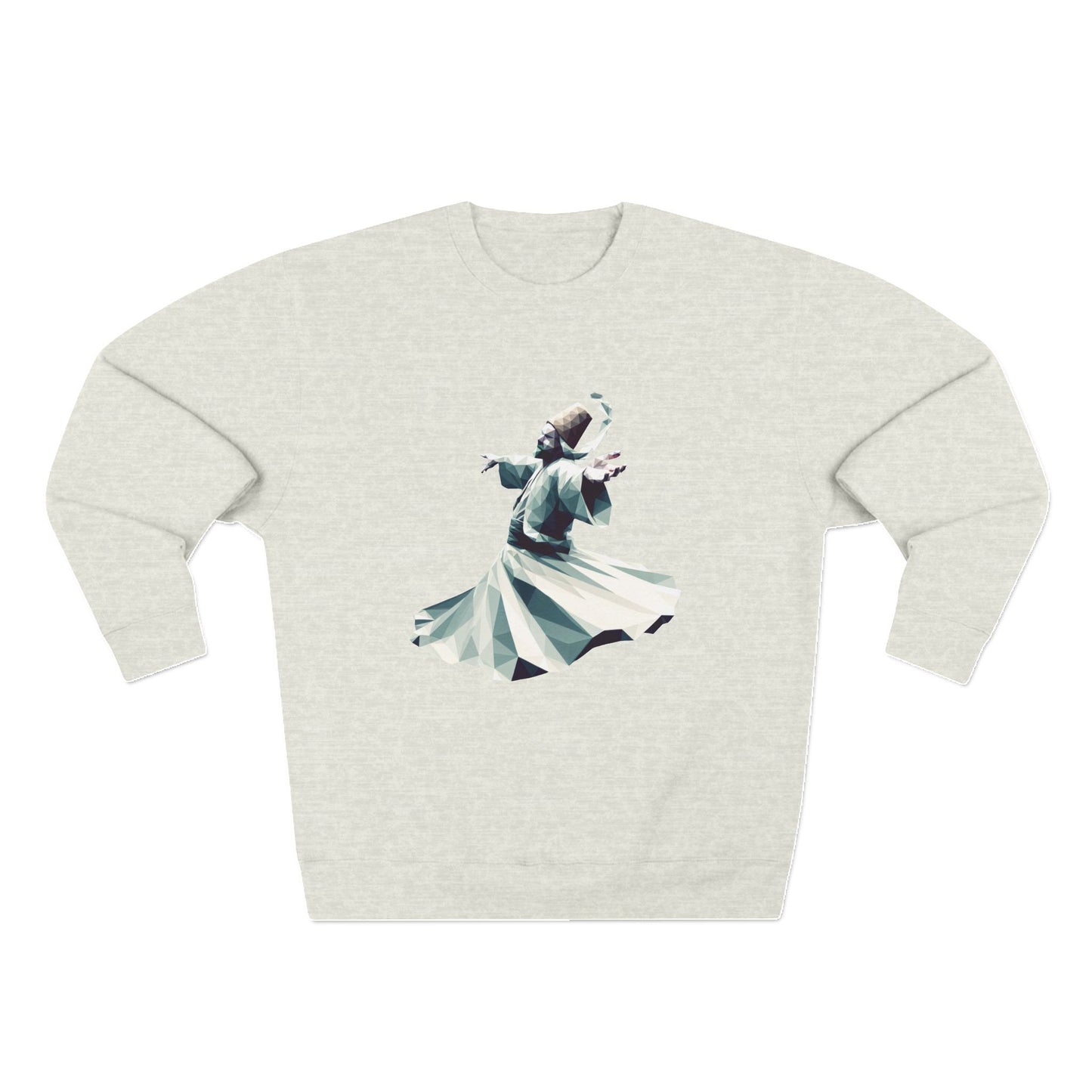 Elegant Dancer Unisex Crewneck Sweatshirt - Artistic Dance Graphic & Quote