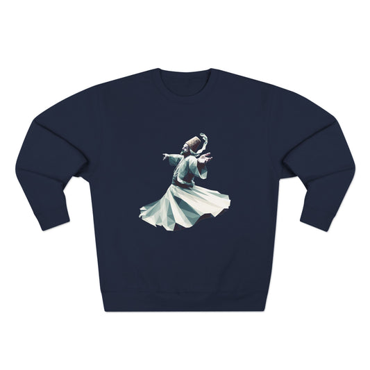 Elegant Dancer Unisex Crewneck Sweatshirt - Artistic Dance Graphic & Quote