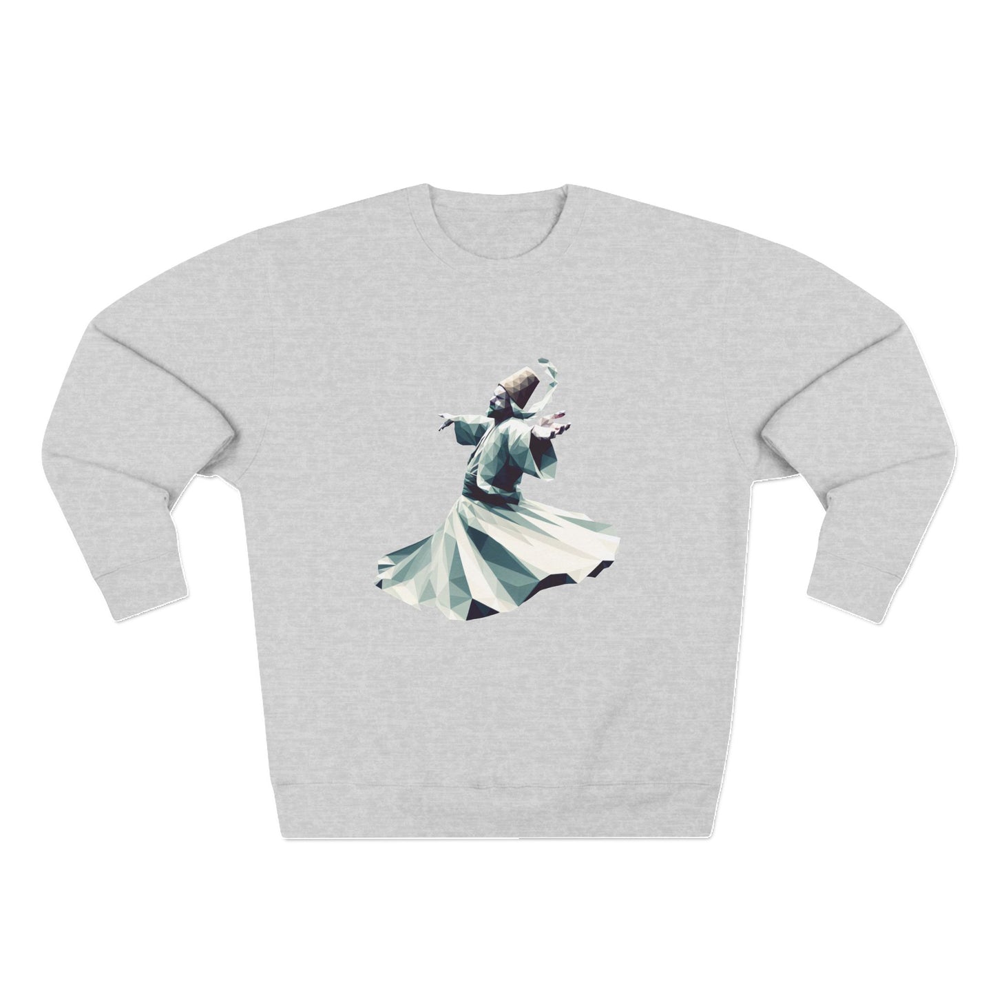 Elegant Dancer Unisex Crewneck Sweatshirt - Artistic Dance Graphic & Quote